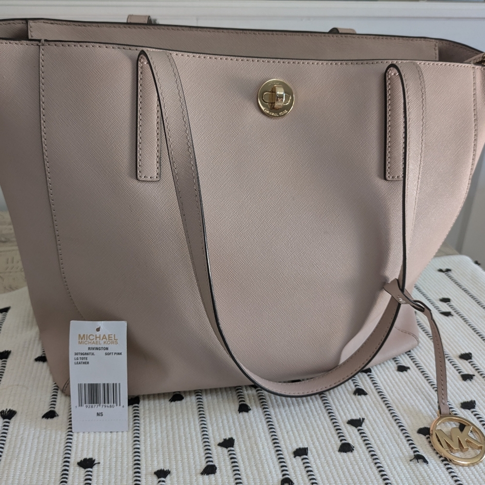 Michael Kors Rivington Large Saffiano Leather Tote